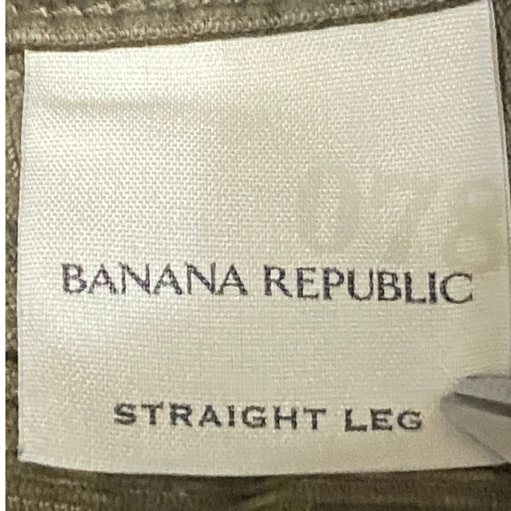 Banana Republic Corduroy Pants Mens 35x32‎ Green Gorpcore Straight Leg 0879